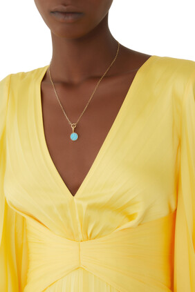 Scorpio Mini Constellation Charm, 18k Yellow Gold, Turquoise & Diamonds